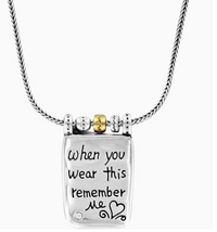Brighton Womens Remember Heart Necklace