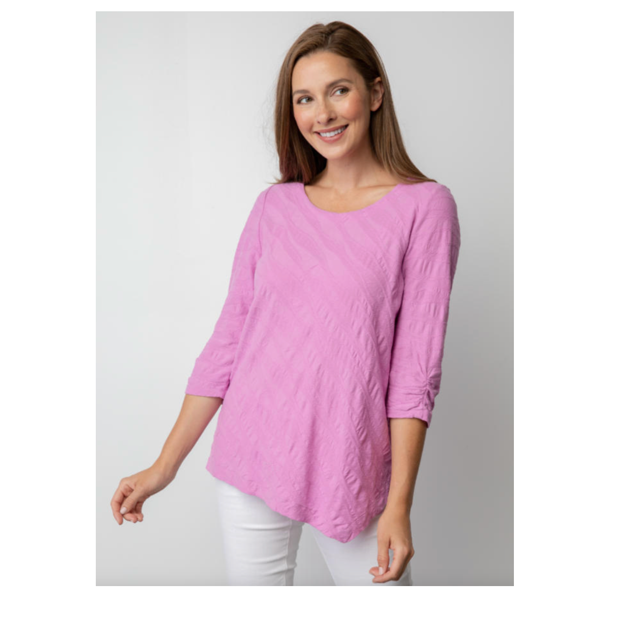 Habitat Womens Cascade Cotton Diagonal Hem Top