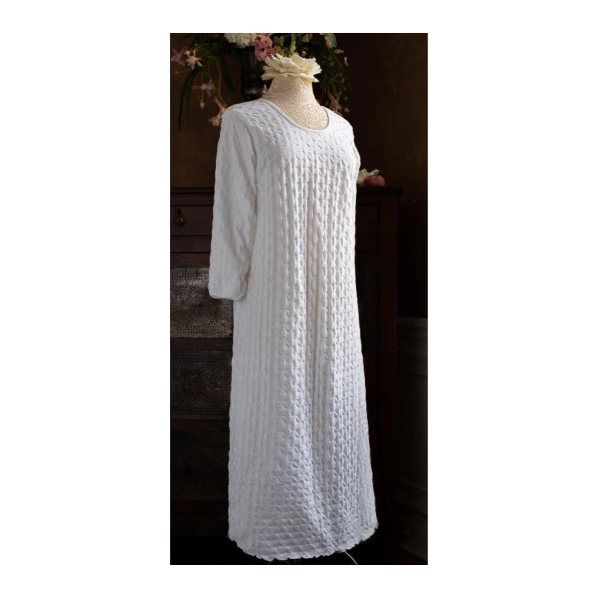 Simple Pleasures Womens 3/4 Gown