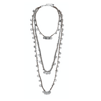 UNO de 50 Triple Strand Necklace