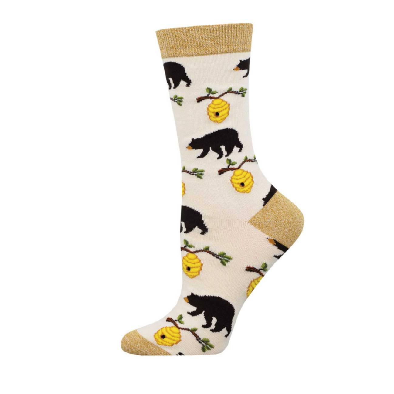 SockSmith Womens Bamboo Bears and Bees Socks