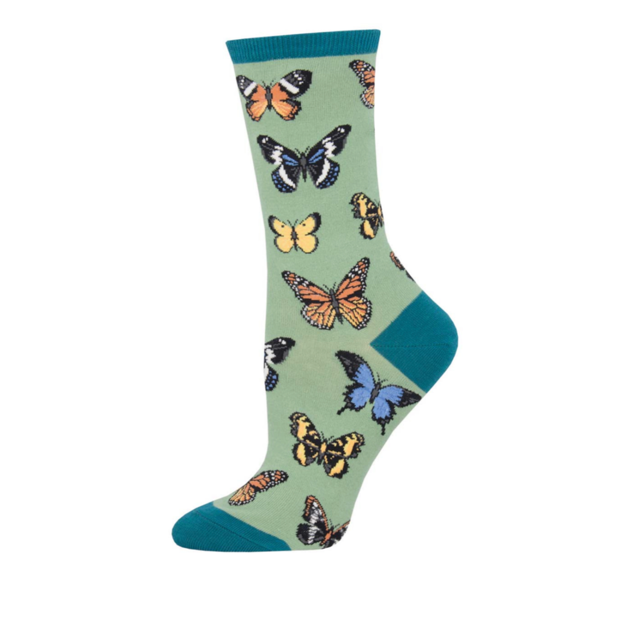 SockSmith Womens Majestic Butterflies Graphic Socks