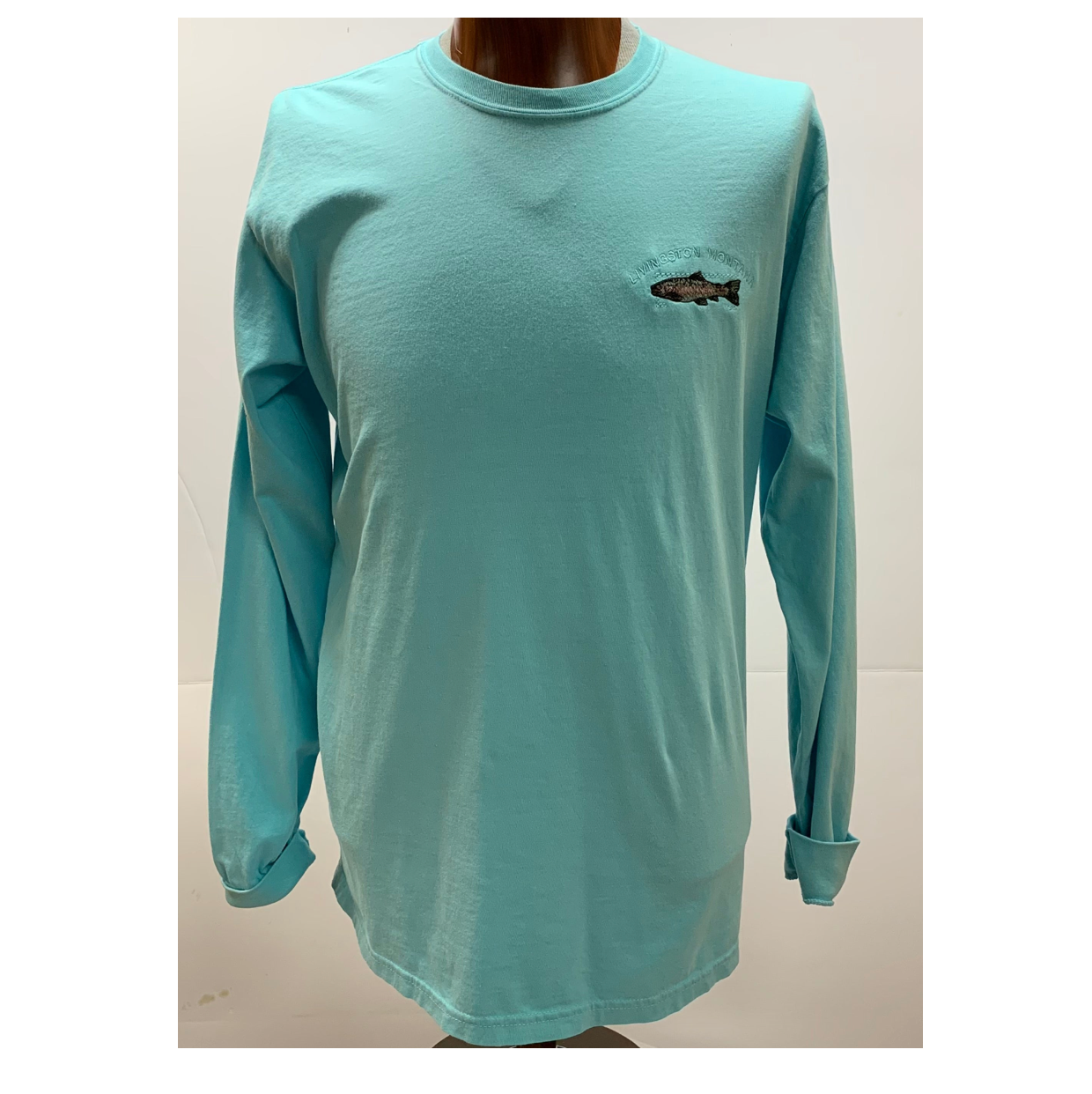 Montana Tee Long-Sleeve Trout Aqua