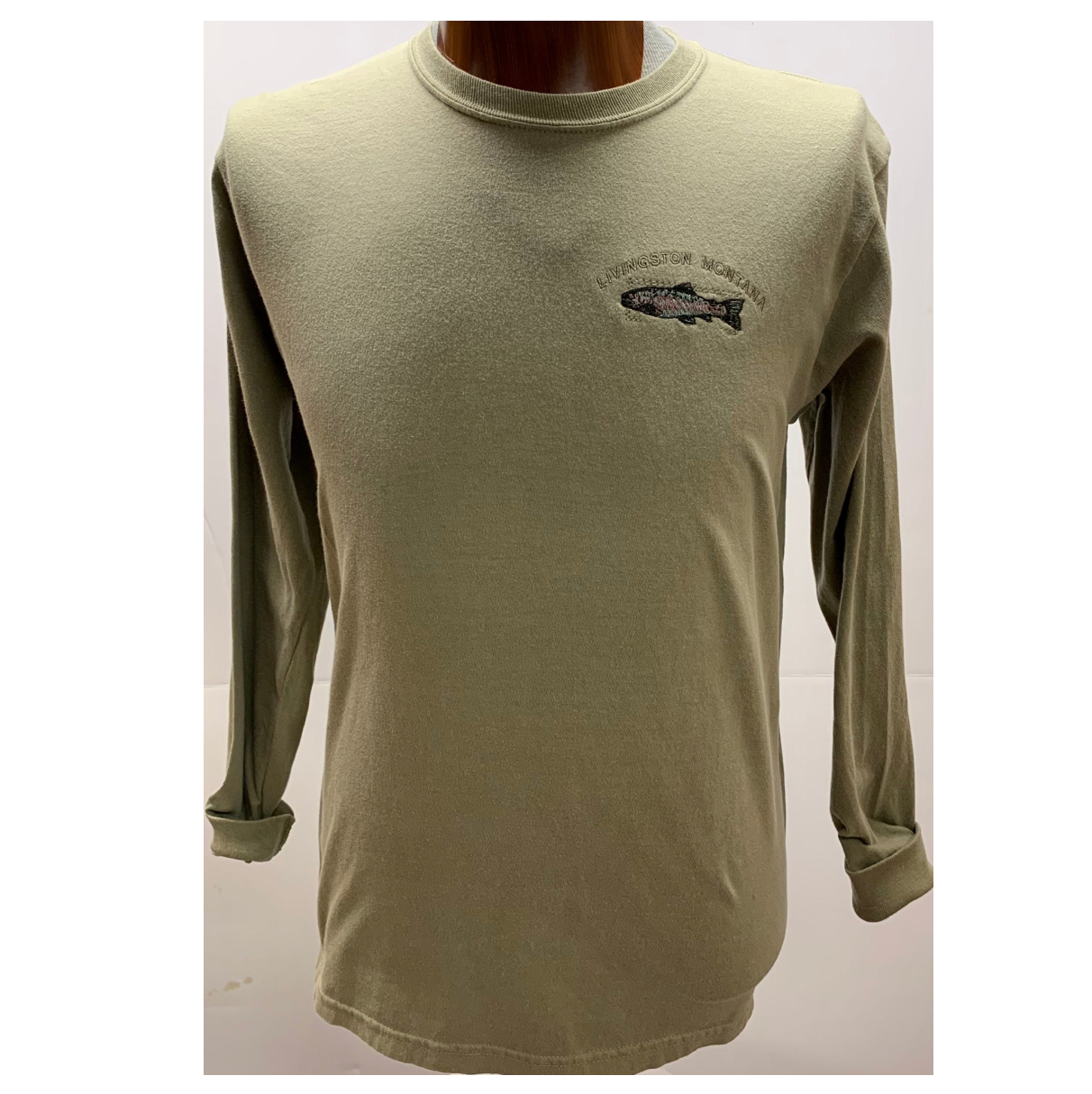 Montana Tee Long-Sleeve Trout Khaki