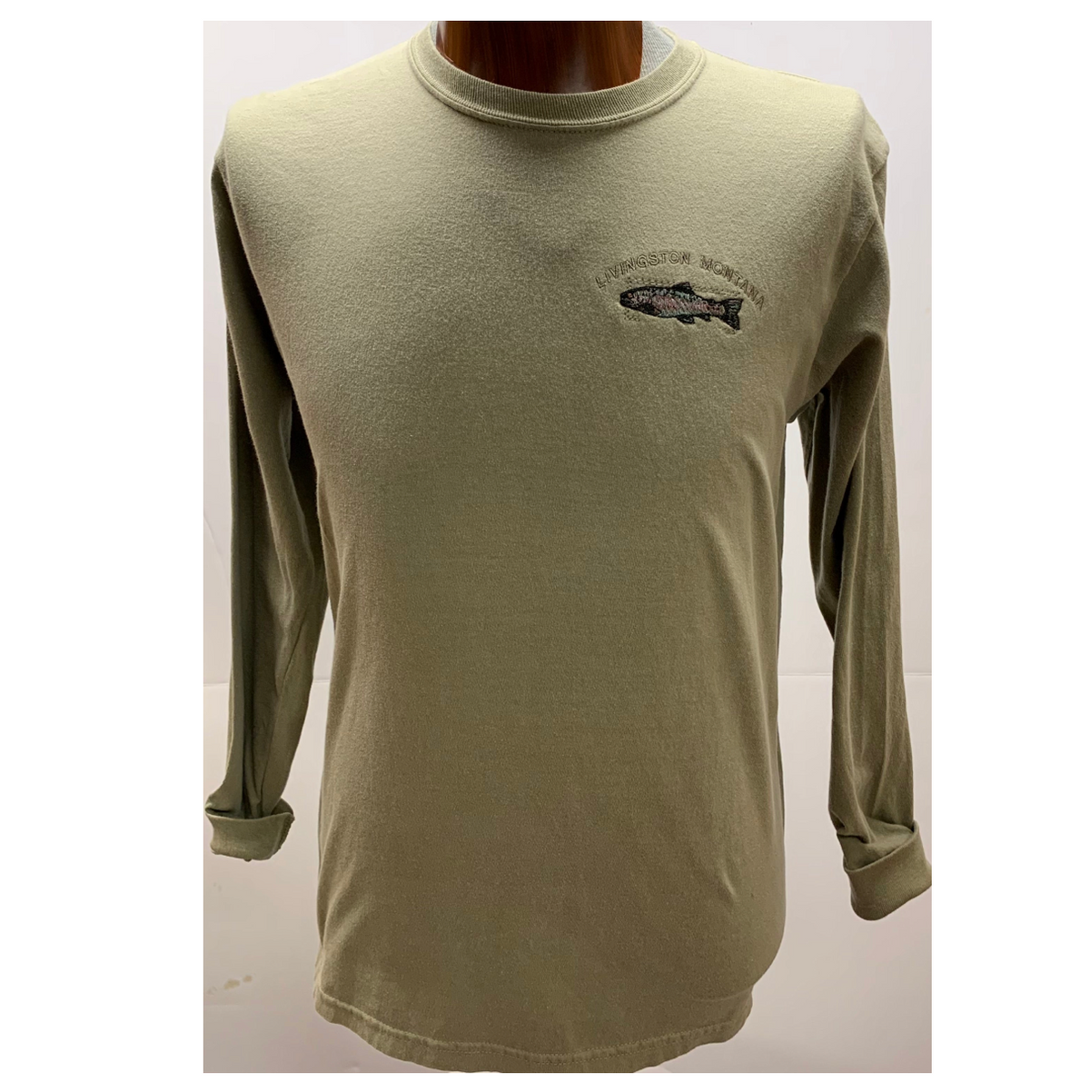 Montana Tee Long-Sleeve Trout Khaki - Bob's Outdoor