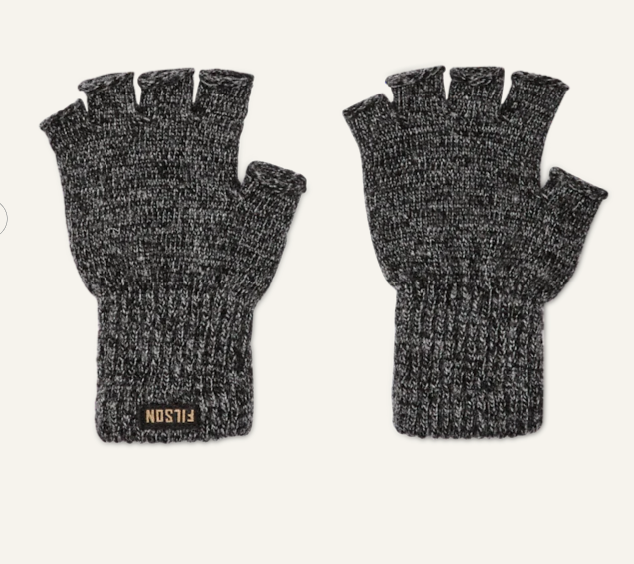 Filson Fingerless Knit Gloves