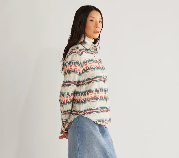 Pendleton Womens Long Beach Chamois Shirt