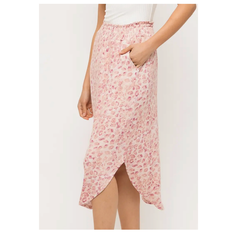 Womens Mystree Rounded Hem Skirt