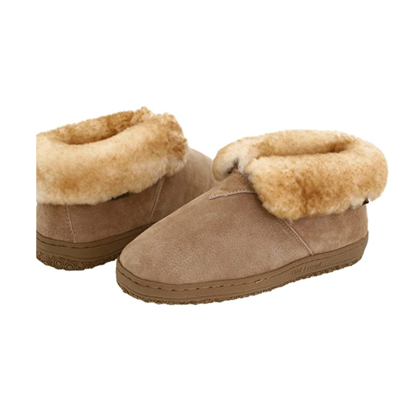 Old Friend Mens Suede Sheepskin Lined Bootee