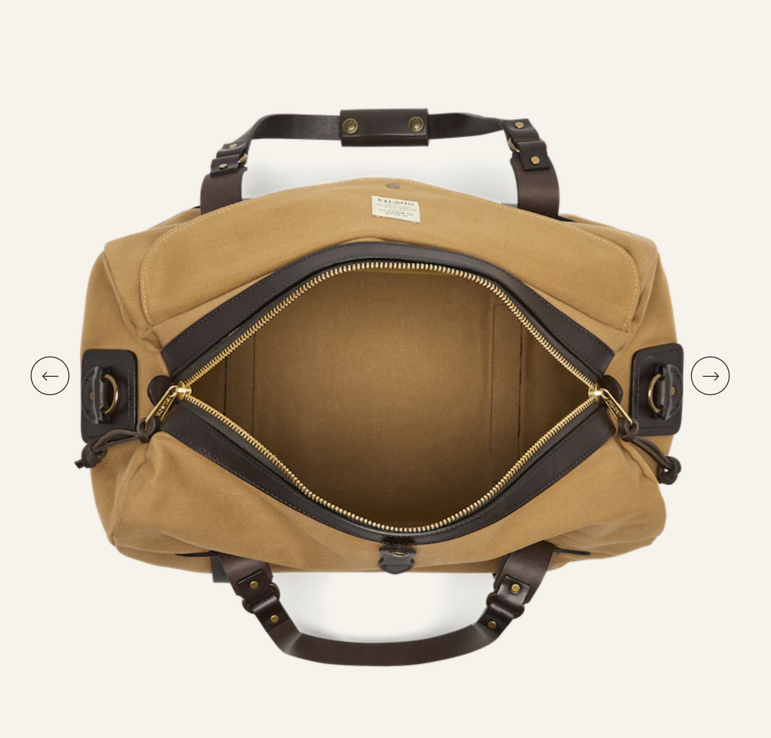 Filson Waxed Rugged Twill Duffle - Medium