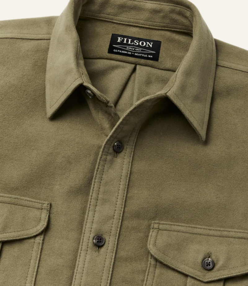 Filson Mens Moleskin Seattle Shirt - Lovat