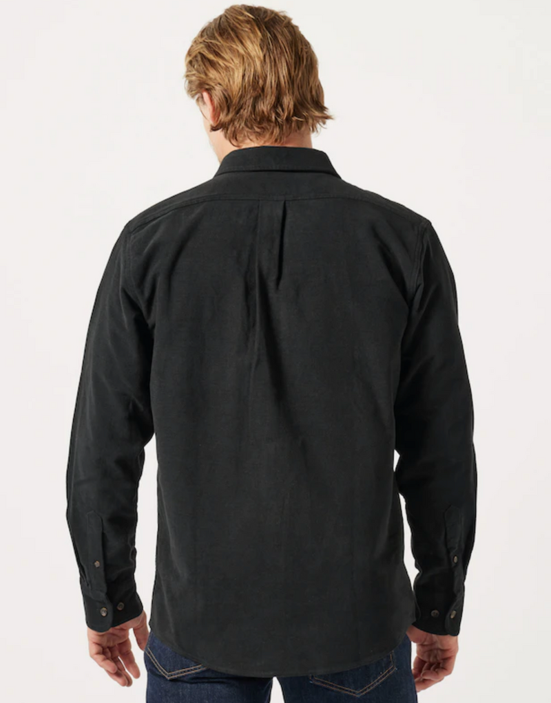 Filson Mens Moleskin Seattle Shirt - Coal