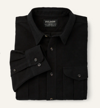 Filson Mens Moleskin Seattle Shirt - Coal