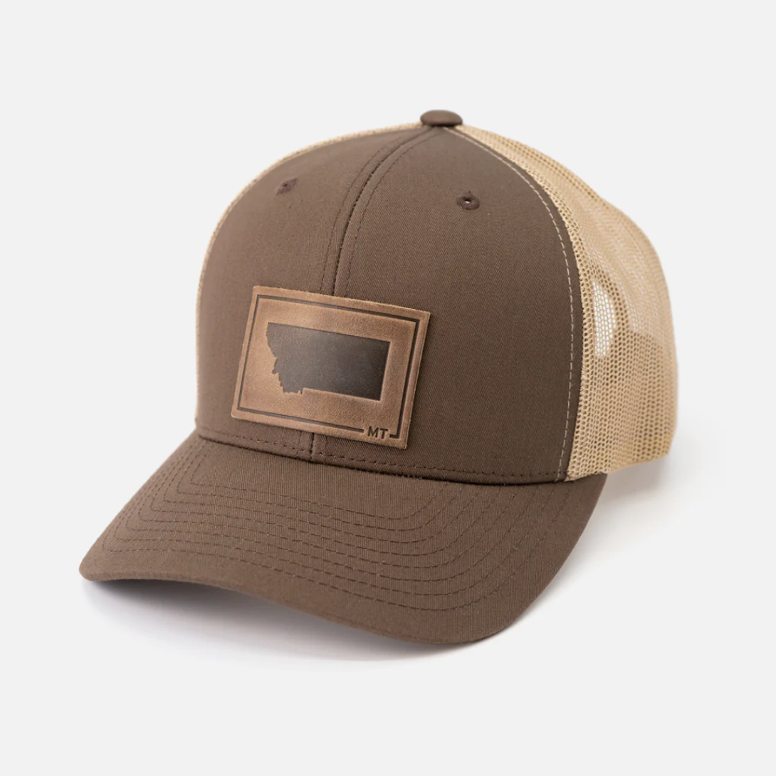 Range Leather Montana Brown Cap