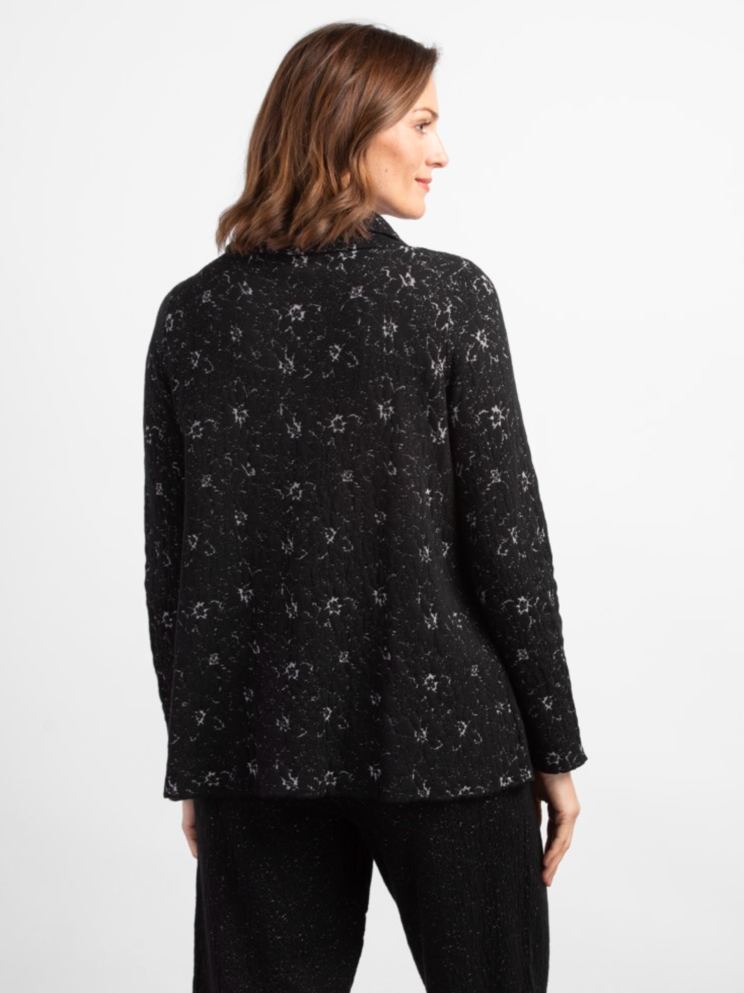 Habitat Womens Jacquard Knit Retro Jacket