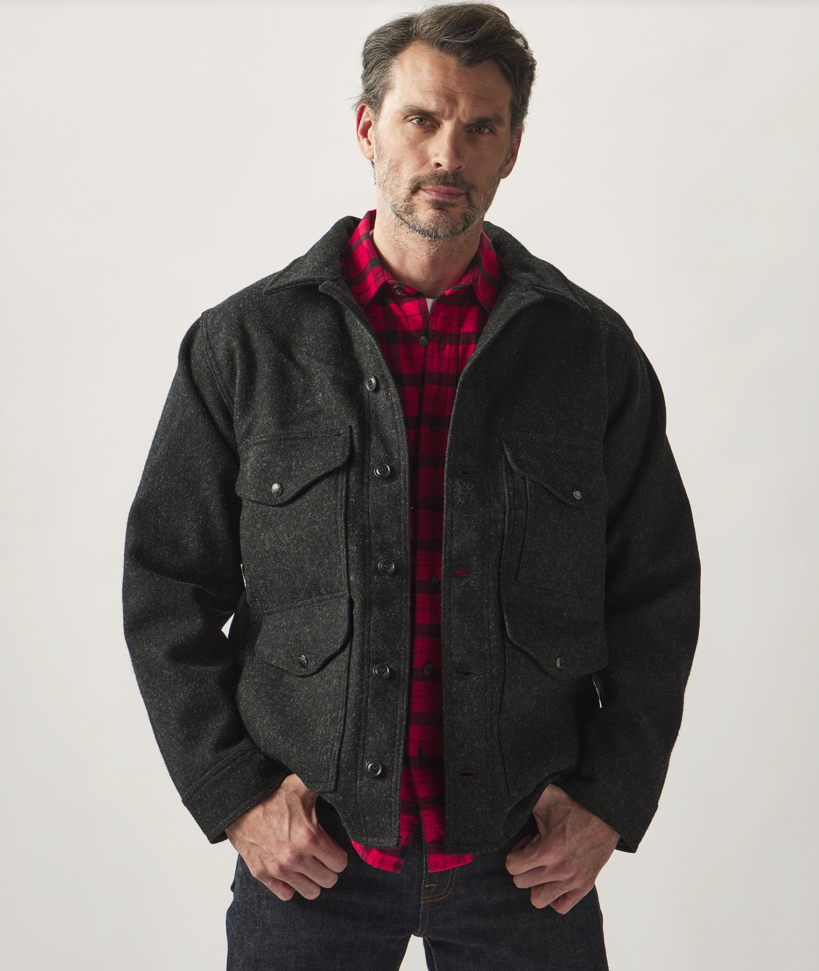 Filson Mens Wool Mackinaw Cruiser Jacket - Bob's Outdoor