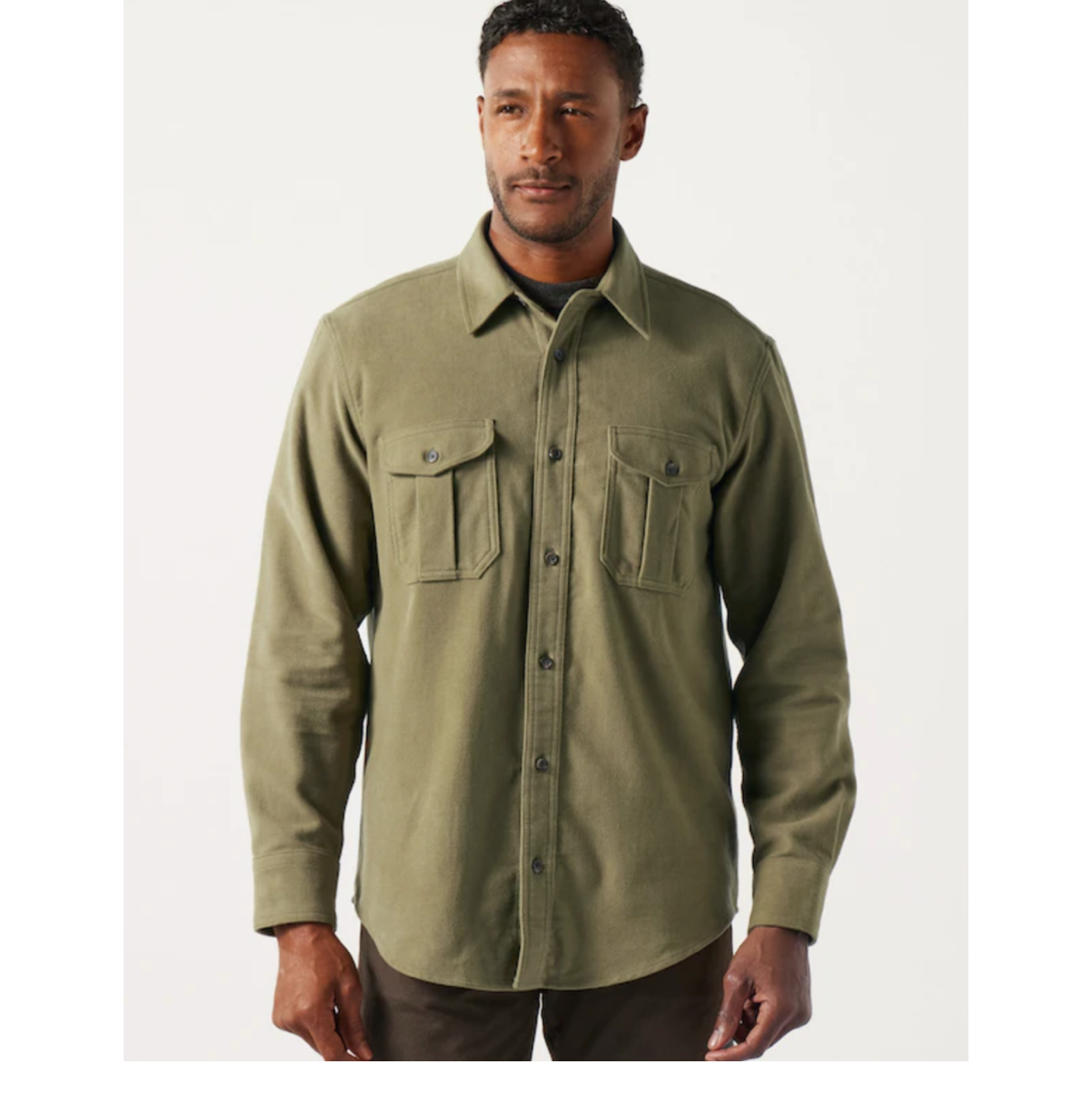 Filson Mens Moleskin Seattle Shirt - Lovat