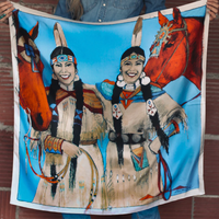 Fringe Ladies of the Basin Silk Scarf