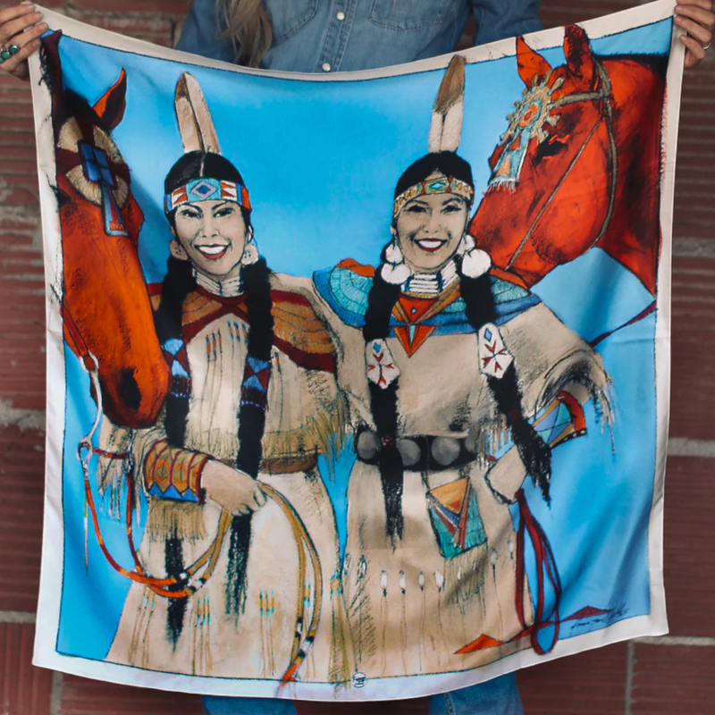 Fringe Ladies of the Basin Silk Scarf