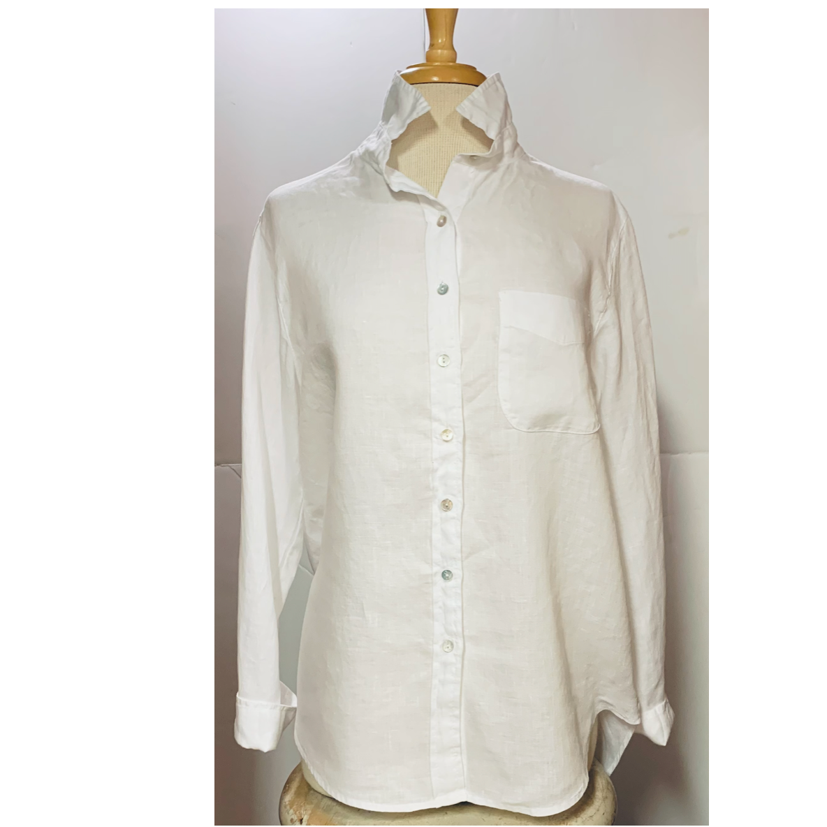 Cut Loose Womens Hanky Linen Oxford Shirt