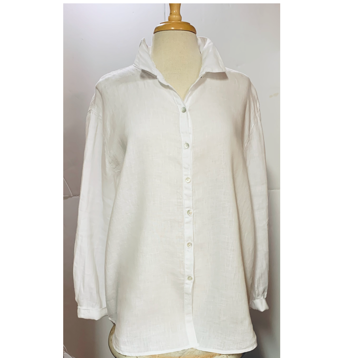 Cut Loose Womens Hanky Linen Big Shirt