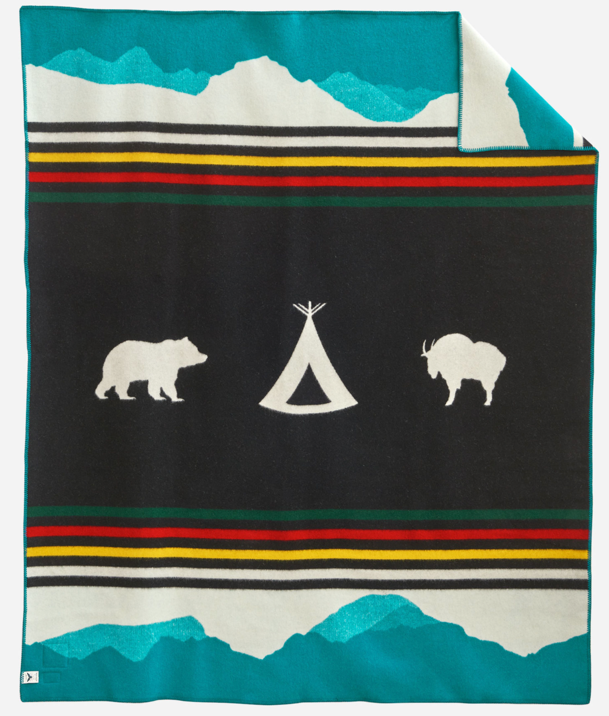 Pendleton Crown of the Continent Jacquard Napped Robe Blanket