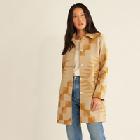 Pendleton Womens Club Collar Wool Coat