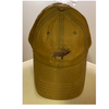 Montana Wax Finish Brown Elk Embroidery Camel Cap