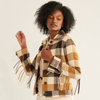 Pendleton Womens Fringe Wool Jacket