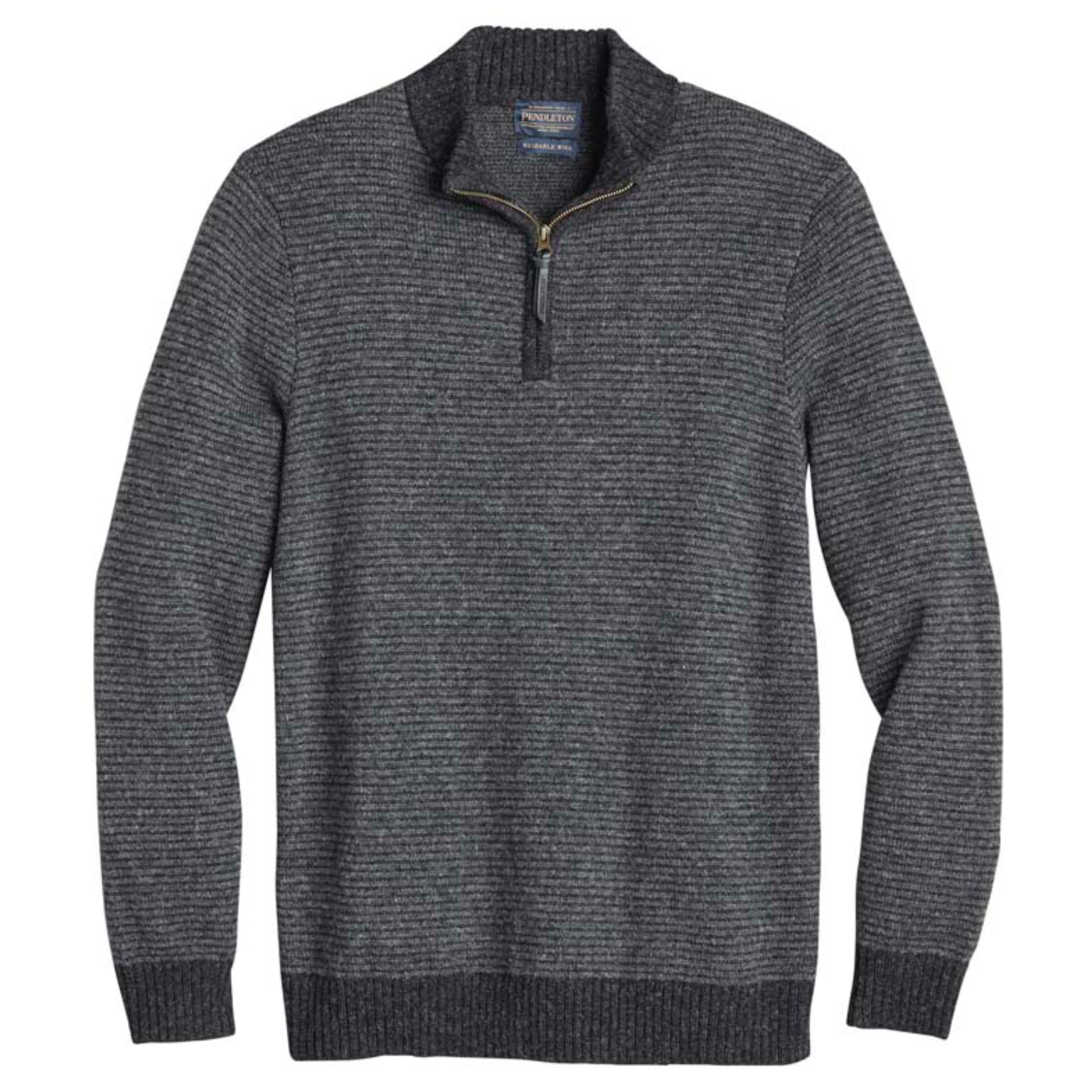 Pendleton Mens Shetland Half-Zip Sweater