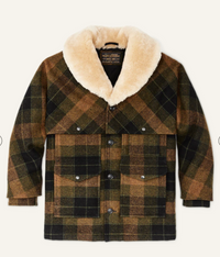 Filson Mens Lined Mackinaw Wool Packer Coat