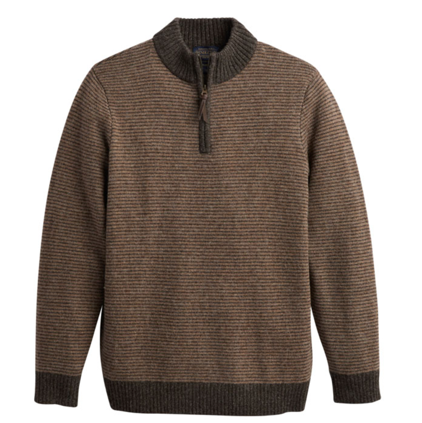 Pendleton Mens Shetland Half-Zip Sweater