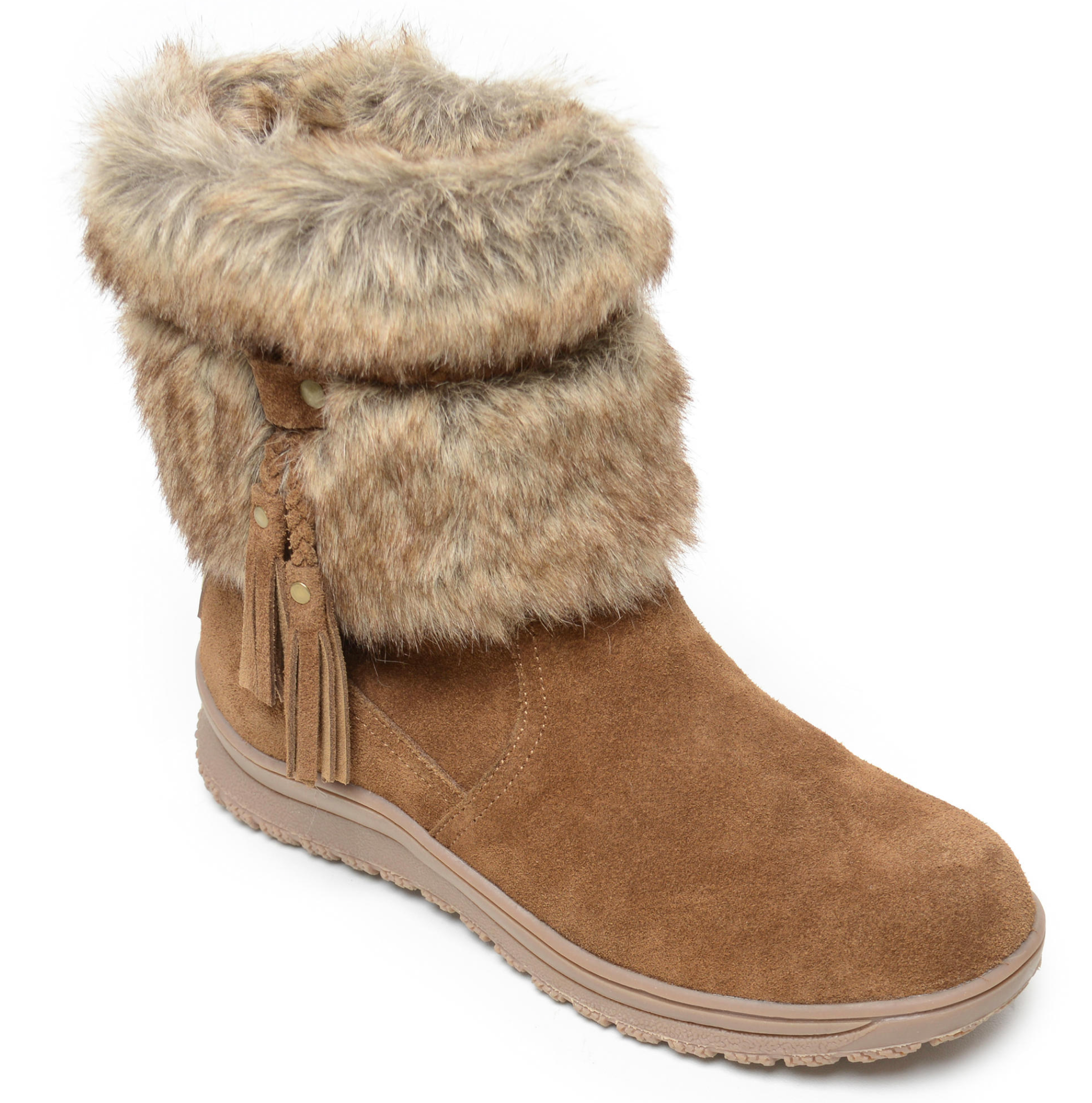 Minnetonka Womens Suede Everett Boot