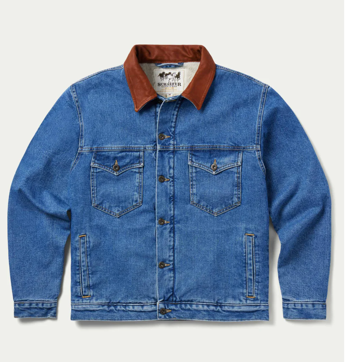 Schaefer Legend Denim Jacket with Fleece Lining - Bob's Outdoor