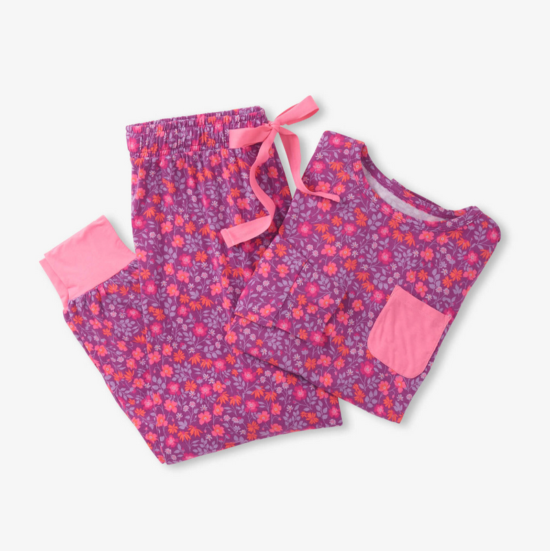 Hatley Womens Wild Flowers Bamboo Pajama Set