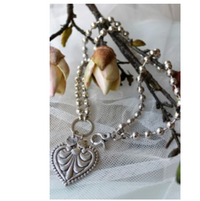 Lizou Heart Convertible Double Strand Heart Necklace