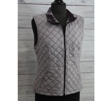 Cut Loose Womens Quilted Vest - Anthracite Gray