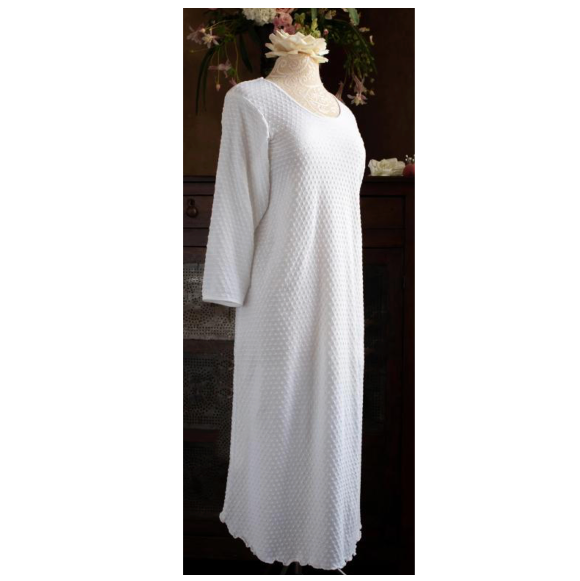 Simple Pleasures Womens 3/4 Gown