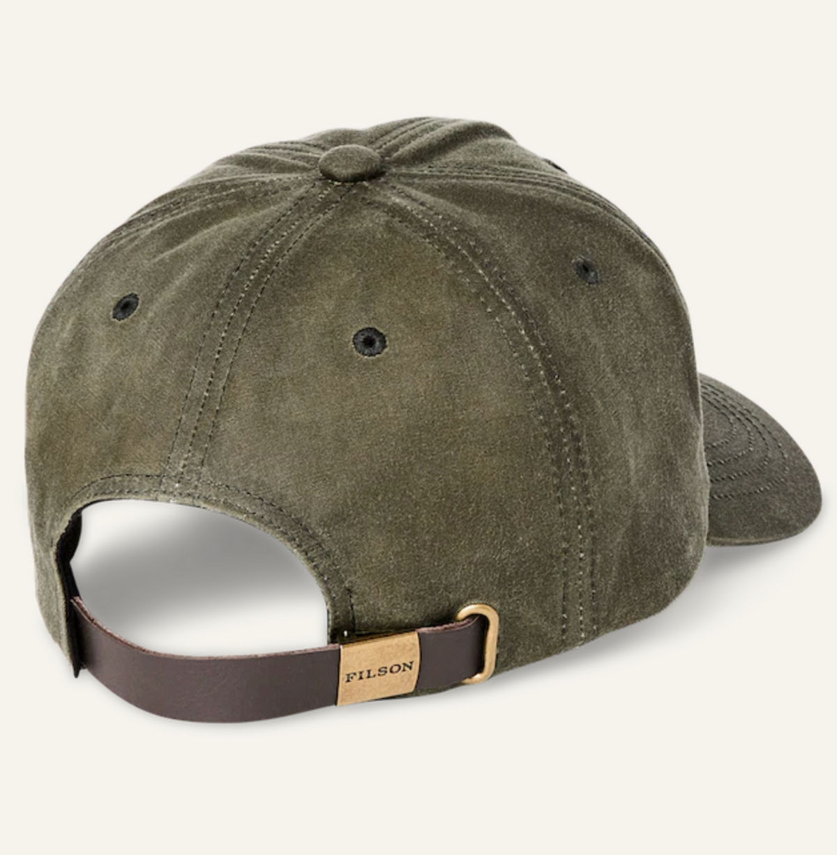 Filson Oil Tin Low-Profile Logger Cap - Otter Green