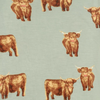 Milkbarn Bamboo Big Lovey Highland Cow Blanket