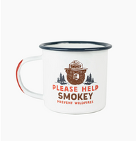 Landmark Smokey Bear Enamel Mug