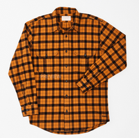 Filson Mens Alaskan Guide Shirt - Pecan/Black Plaid