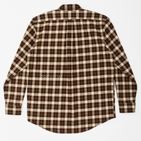 Filson Mens Alaskan Guide Shirt Brown/Cream Plaid