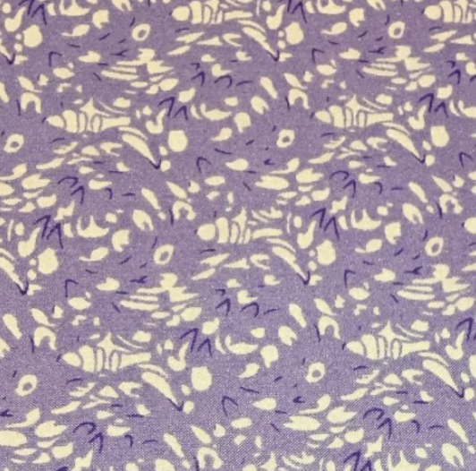 Wyoming Traders Lavender #5 Frontier Calico Silk Scarf