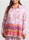 Tribal Womens Border Print Shirt