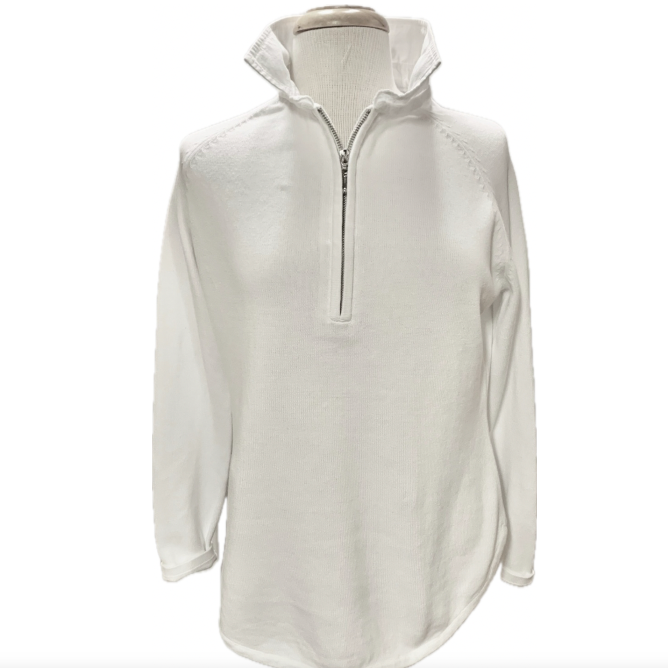 PBJ Womens 1/4 Zip Cotton Pullover