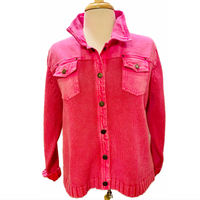 PBJ Womens Snap Front Sweater Jacket