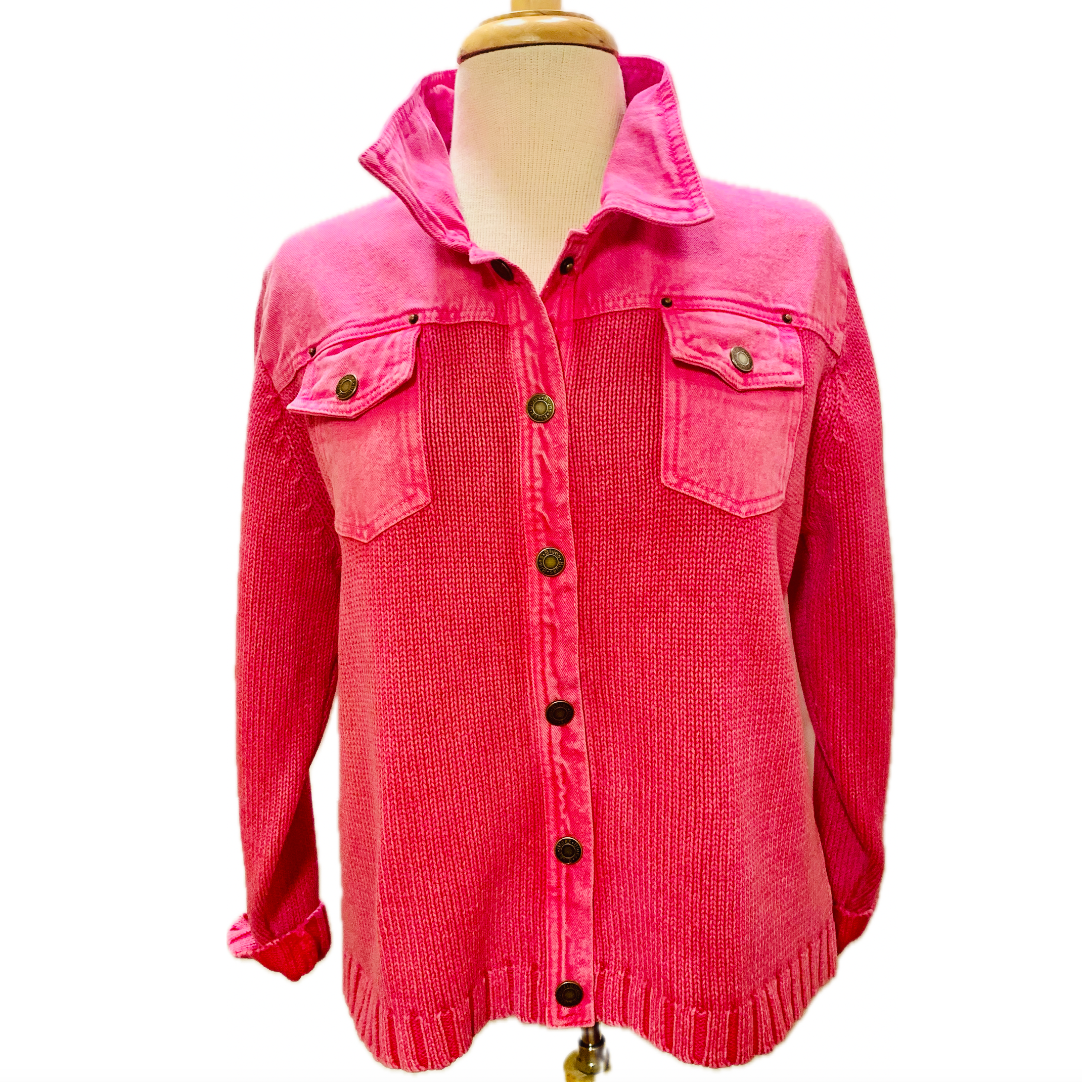 PBJ Womens Snap Front Sweater Jacket