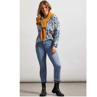 Tribal Womens Sophia Micro Flare Crop Jean