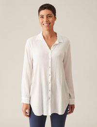 Cut Loose Womens A-Line Crinkle Shirt